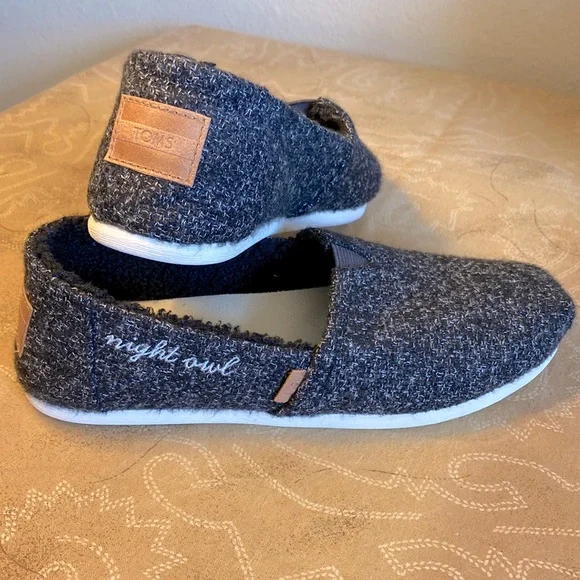 Toms Shoes Toms Womens Alpargata Night Owl Soft Fabric Shoes